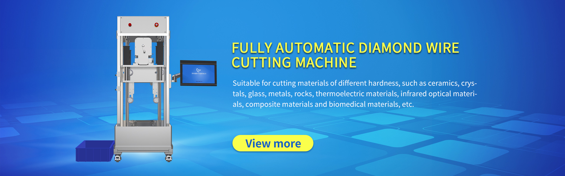 diamond wire cutting machine